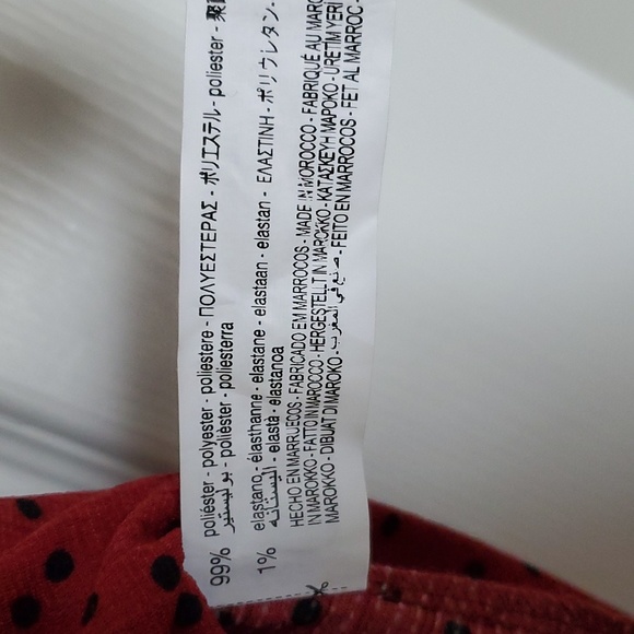 Zara - red polka dots dress - Picture 5 of 7